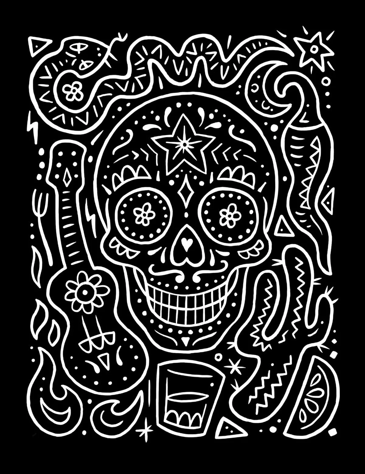 Dia De Rito illustration